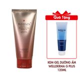 Tẩy Tế Bào Chết Da Mặt Chống Lão Hóa WHISIS Hanbang Refining Peeling Gel 120ml Tặng Kem Gel Dưỡng Ẩm Cấp Nước Trẻ Hóa Da Wellderma G Plus Mils Acis Ance Gel Cleanser 120ml