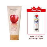 Tẩy Tế Bào Chết Da Mặt Se Khít Lỗ Chân Lông WHISIS Apple Pore Refine Peeling Gel 120ml Tặng Nước Tẩy Trang Sạch Sâu Sugoff 3in1 Cleansing Water 200ml
