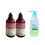 Combo Sữa Tắm Dưỡng Thể Trắng Da Hương Nước Hoa Mcnally Dưỡng Ẩm, Sáng Da, Cho Da Mềm Mịn, Lưu Hương Lâu 500mlx2 Và Gel Rửa Mặt Micellar Dr.Sante Pure Cоde Dành Cho Mọi Loại Da 200ml