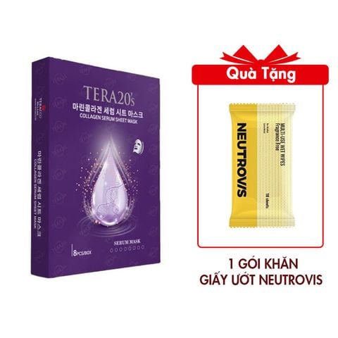 Hộp Mặt Nạ Tinh Chất Collagen Tera20’S (hộp 8 miếng)