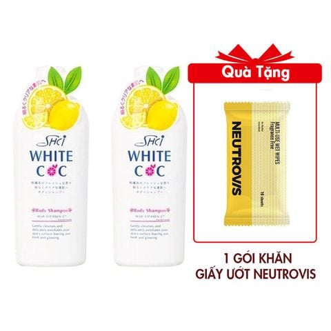 Combo 2 Sữa Tắm Dưỡng Trắng Da SHCI White CC Body Shampoo 360mlx2