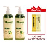 Combo 2 Sữa Tắm Làm Sạch, Thư Giãn Flannel Chanh, Cây Trà Xanh và Quýt 500mlx2