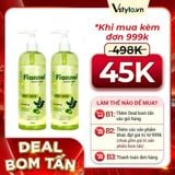 Combo 2 Sữa Tắm Dưỡng Thể Flannel Hương Mận Kakadu & Chanh Sim 500mlx2 (DEAL BOM TẤN 999K)