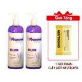 Combo 2 Sữa Tắm Dưỡng Ẩm Flannel Hương Hoa Banksia, Hoa nerolina & Hoa Lavender 500mlx2