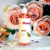 Combo Dầu Gội Và Dầu Xả Flannel Chiết Xuất Bưởi Hồng Ngăn Rụng Tóc, Giảm Gãy Rụng Giúp Tóc Chắc Khoẻ Bóng Mượt 500mlx2 Tặng Gel Dưỡng Ẩm Wellderma G Plus Mils Acis Ance Gel Cleanser 120ml