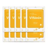 (HSD: 5/2026) Combo 10 Mặt Nạ Miếng MJCARE ON Cấp Ẩm, Dưỡng Sáng, Mờ Thâm 23gx10 Vitamin (DEAL BOM TẤN 999K)