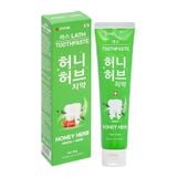 Combo 2 Kem Đánh Răng Lath Beauty Hàn Quốc Honey Herb Giảm Chảy Máu Chân Răng Ngăn Ngừa Viêm Răng ,Hôi Miệng 150gx2 Tặng Kem Đánh Răng Capitano Cho Bé 3+ Hương Dâu 75ml