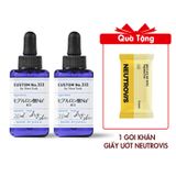 (HSD: 2/2026) Combo 2 Tinh Chất Custom No.333 By New York Hyaluronic Acid Cấp Ẩm Giúp Da Săn Chắc 20mlx2