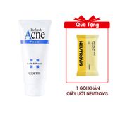 (HSD: 2/2026) Sữa Rửa Mặt Tạo Bọt Rosette Refresh Acne Foam Hỗ Trợ Làm Sạch Bụi Bẩn, Bã Nhờn 120g