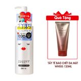 (HSD: 5/2026) Nước Tẩy Trang Sạch Sâu Sugoff 3in1 Cleansing Water 200ml Tặng Tẩy Tế Bào Chết Da Mặt Chống Lão Hóa WHISIS Hanbang Refining Peeling Gel 120ml