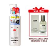 (HSD: 5/2026) Nước Tẩy Trang Sạch Sâu Sugoff 3in1 Cleansing Water 200ml Tặng Nước Hoa Unisex Daily Comma Eau De Parfum 30ml