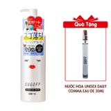 (HSD: 5/2026) Nước Tẩy Trang Sạch Sâu Sugoff 3in1 Cleansing Water 200ml Tặng Nước Hoa Nam Dạng Xịt Calvin Klein Defy Eau De Parfum 10ml
