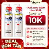 (HSD: 5/2026) Combo 2 Nước Tẩy Trang Sạch Sâu Sugoff 3in1 Cleansing Water 200mlx2 (DEAL BOM TẤN 999K)