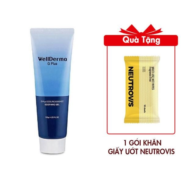 (HSD: 3/2026) Kem Gel Dưỡng Ẩm Cấp Nước Trẻ Hóa Da Wellderma G Plus Mils Acis Ance Gel Cleanser 120ml
