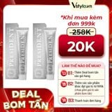 (HSD: 11/2026) Combo 2 Kem Đánh Răng Trắng Sáng, Giảm Mảng Bám Thơm Miệng Toothpaste President White (100 RDA) 75gx2  (DEAL BOM TẤN 999K)