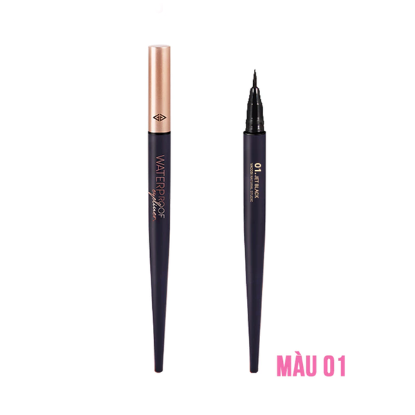 Bút Kẻ Mắt Nước Vacosi Siêu Lì Sắc Mảnh Màu Đen #01 5ml