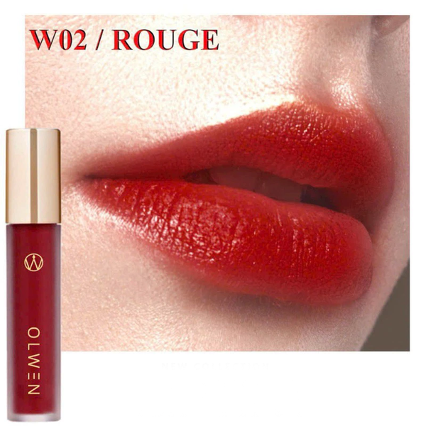 (HSD: 11/2026) Son Kem Lì Hàn Quốc Siêu Mềm Mịn Môi Olwen Luxe Velvet Liptint 7g
