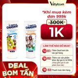 (HSD: 6/2026) Combo Kem Đánh Răng Capitano Cho Bé 6+ Hương Bạc Hà Và Kem Đánh Răng Capitano Cho Bé 3+ Hương Dâu 75mlx2 (DEAL BOM TẤN 999K)