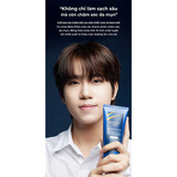 (HSD: 3/2027) Sữa Rửa Mặt Nam Dành Cho Da Mụn Whisis For Men Boss New Blue Homme Perfect All-in-One Cleansing 150ml