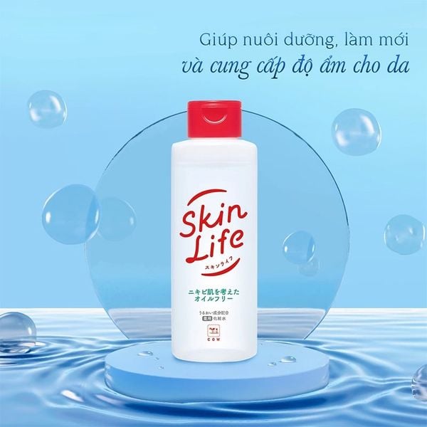 Nước Hoa Hồng Cow Skinlife Ngăn Ngừa Mụn Và Dưỡng Trắng Da Chai 150ml