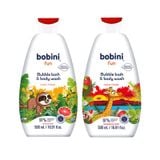 f188 vip Gel Tắm Trẻ Em Tạo Bọt Bobini Fun Mềm Mịn Cho Bé Từ 1 Tuổi Hương Cam Chanh 500ml Và Hương Dâu Tây 500ml