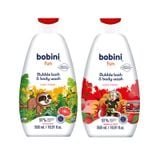 f188 vip Gel Tắm Trẻ Em Tạo Bọt Bobini Fun Mềm Mịn Cho Bé Từ 1 Tuổi Hương Cam Chanh 500ml Và Hương Mâm Xôi 500ml