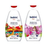f188 vip Gel Tắm Trẻ Em Tạo Bọt Bobini Fun Mềm Mịn Cho Bé Từ 1 Tuổi Hương Táo 500ml Và Hương Dâu Tây 500ml