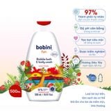 f188 vip Gel Tắm Trẻ Em Tạo Bọt Bobini Fun Mềm Mịn Cho Bé Từ 1 Tuổi Hương Dâu Tây 500ml Và Hương Mâm Xôi 500ml