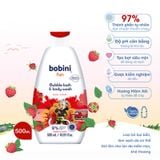 f188 vip Gel Tắm Trẻ Em Tạo Bọt Bobini Fun Mềm Mịn Cho Bé Từ 1 Tuổi Hương Cam Chanh 500ml Và Hương Mâm Xôi 500ml