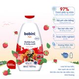 f188 vip Gel Tắm Trẻ Em Tạo Bọt Bobini Fun Mềm Mịn Cho Bé Từ 1 Tuổi Hương Táo 500ml Và Hương Mâm Xôi 500ml