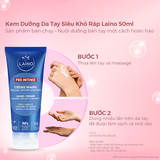 Combo 2 Kem Dưỡng Da Tay Pro Intense LAINO Pháp Cấp Ẩm 24h Cho Da Khô 50mlx2