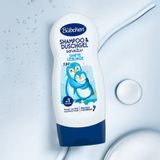 (HSD: 9/2026) Combo 2 Sữa Tắm Gội Thuần Chay Dành Cho Da Nhạy Cảm Bubchen Sanfte Lieblinge 230mlx2 Màu trắng Cánh cụt