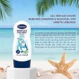(HSD: 9/2026) Combo 2 Sữa Tắm Gội Thuần Chay Dành Cho Da Nhạy Cảm Bubchen Sanfte Lieblinge 230mlx2 Màu trắng Cánh cụt