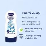 (HSD: 9/2026) Sữa Tắm Gội Thuần Chay Cho Bé Dành Cho Da Nhạy Cảm Bubchen Sanfte Lieblinge 230ml Màu trắng Cánh cụt