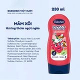 (HSD: 9/2026) Sữa Tắm Gội Cho Bé Thuần Chay Hương Mâm Xôi Dưỡng Ẩm Và Chống Nắng Cho Da Bubchen Himbeerspass 230ml