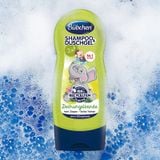 (HSD: 7/2026) Combo 2 Sữa Tắm Gội Thuần Chay Cho Bé Hương Hoa Cỏ Bubchen Dschungelbande 230mlx2 Màu xanh lá nhạt con voi