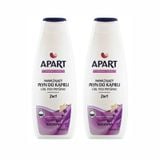 Combo 2 Sữa Tắm Apart Double Care Moisturizing Bath Foam & Shower Gel Hương Hoa Oải Hương và Vani 900mlx2