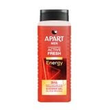 Sữa Tắm Năng Lượng 3Trong1 Dành Cho Nam Giới Apart Mạnh Mẽ Dùng Cho Cơ Thể, Mặt Và Tóc 500ml (Màu Đỏ)
