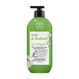 Sữa Tắm Nước Hoa On The Body Dòng Soft & Radiant Hương Lily & Honeysuckle( Xanh lá) 500ml