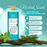 Combo 2 Sữa Tắm Nước Hoa On The Body Dòng Soft & Radiant Herbal Scent (Xanh dương) 500mlx2