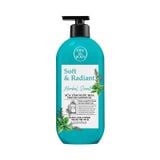Sữa Tắm Nước Hoa On The Body Dòng Soft & Radiant Herbal Scent (Xanh dương) 500ml