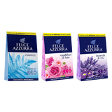 Combo Hộp 3 Túi Thơm Treo Tủ, Ô Tô, Phòng Kín Hương Nước Hoa Cao Cấp Ý Felce Azzurra Hương Hoa Oải Hương 12gx3 + Hộp 3 Túi Thơm Hương Hoa Hồng 12gx3 Và Hộp 3 Túi Thơm Hương Cổ Điển 12gx3