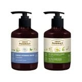 Combo Dung Dịch Vệ Sinh Phụ Nữ Làm Dịu Da, Cân Bằng Độ PH Vùng Kín Green Pharmacy Chiết Xuất Hoa Cúc 370ml Và Chiết Xuất Cây Trà 370ml