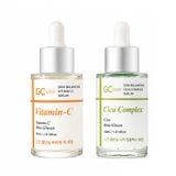 Combo Tinh Chất GC Nature Dưỡng Da Cân Bằng – Dưỡng Sáng – Cấp Ẩm GC Vitamin-C Serum 30ml Và Tinh Chất GC Cica Complex Serum 30ml