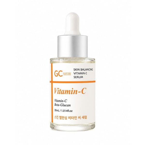 Combo Tinh Chất GC Nature Dưỡng Da Cân Bằng – Dưỡng Sáng – Cấp Ẩm GC Vitamin-C Serum 30ml Và Tinh Chất GC Hyaluronic Serum 30ml