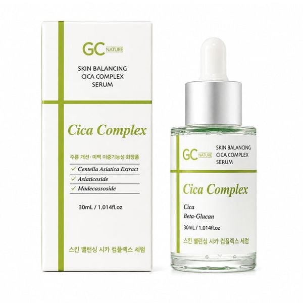 Tinh Chất GC Nature Dưỡng Da Cân Bằng – Dưỡng Sáng – Cấp Ẩm Cica Complex Serum 30ml