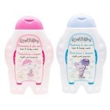 Combo Sữa Tắm Gội Trẻ Em Ba Lan Naturaphy Hương Dâu Tây Nha Đam 300ml Và Hương Việt Quất Nha Đam 300ml