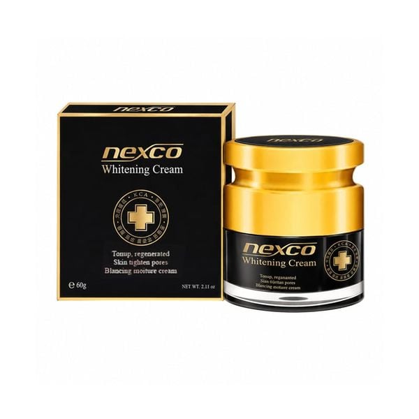 Combo Kem Dưỡng Trắng Da, Cấp Ẩm, Phục Hồi Tái Tạo Da Nexco Whitening Cream 60G Và Serum Nexco Làm Trắng, Căng Mịn, Ngừa Nhăn, Ngừa Lão Hoá 50Ml