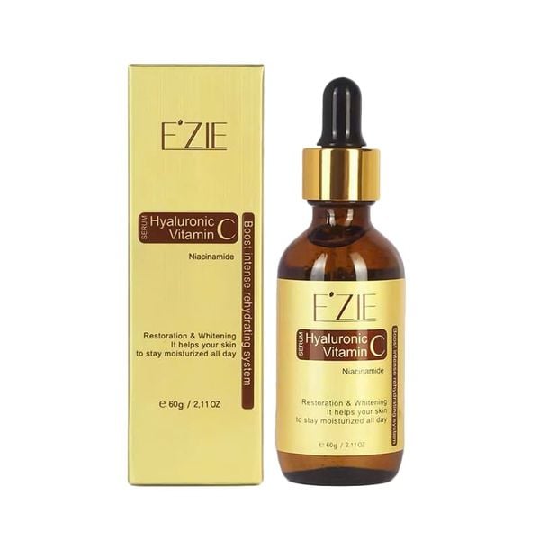 (HSD: 1/2028) Combo 2 Serum Vitamin C Ezie Tinh Chất Trắng Da, Dưỡng Ẩm Cho Da Luôn Mịn Màng 60Gx2
