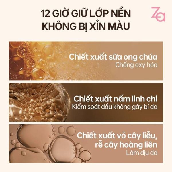 Combo 2 Kem Nền Hỗ Trợ Kiểm Soát Dầu Chống Thấm Nước ZA Insant Invisivle Oil Control 25mlx2 PO0W Tông da trắng sáng